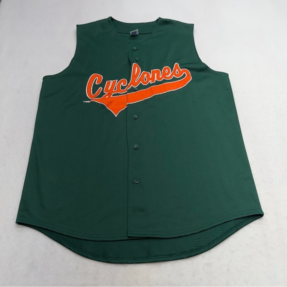 Russell Athletic Cyclones #22 Button-up Jersey Size Large